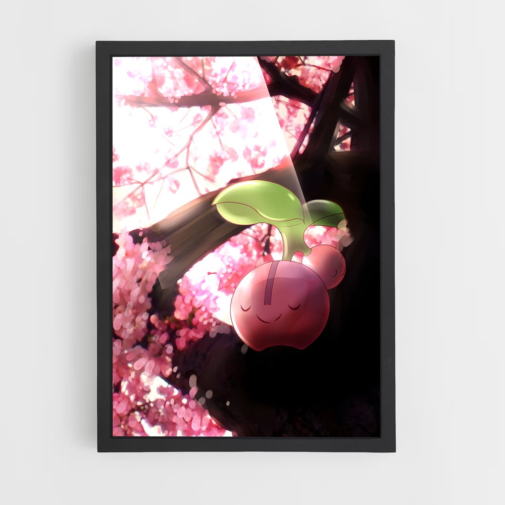 Poster Cerisier Enchanté – affiche Pokemon (vue 2)