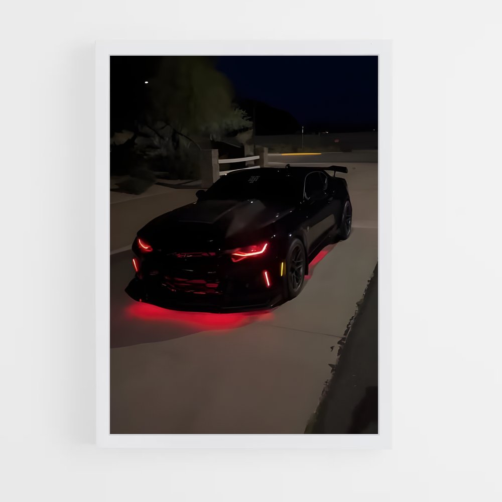 Poster Chevrolet Noir Éclat (vue 3)