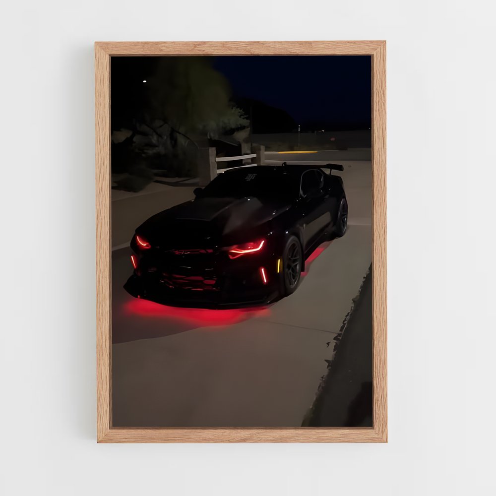 Poster Chevrolet Noir Éclat (vue 4)