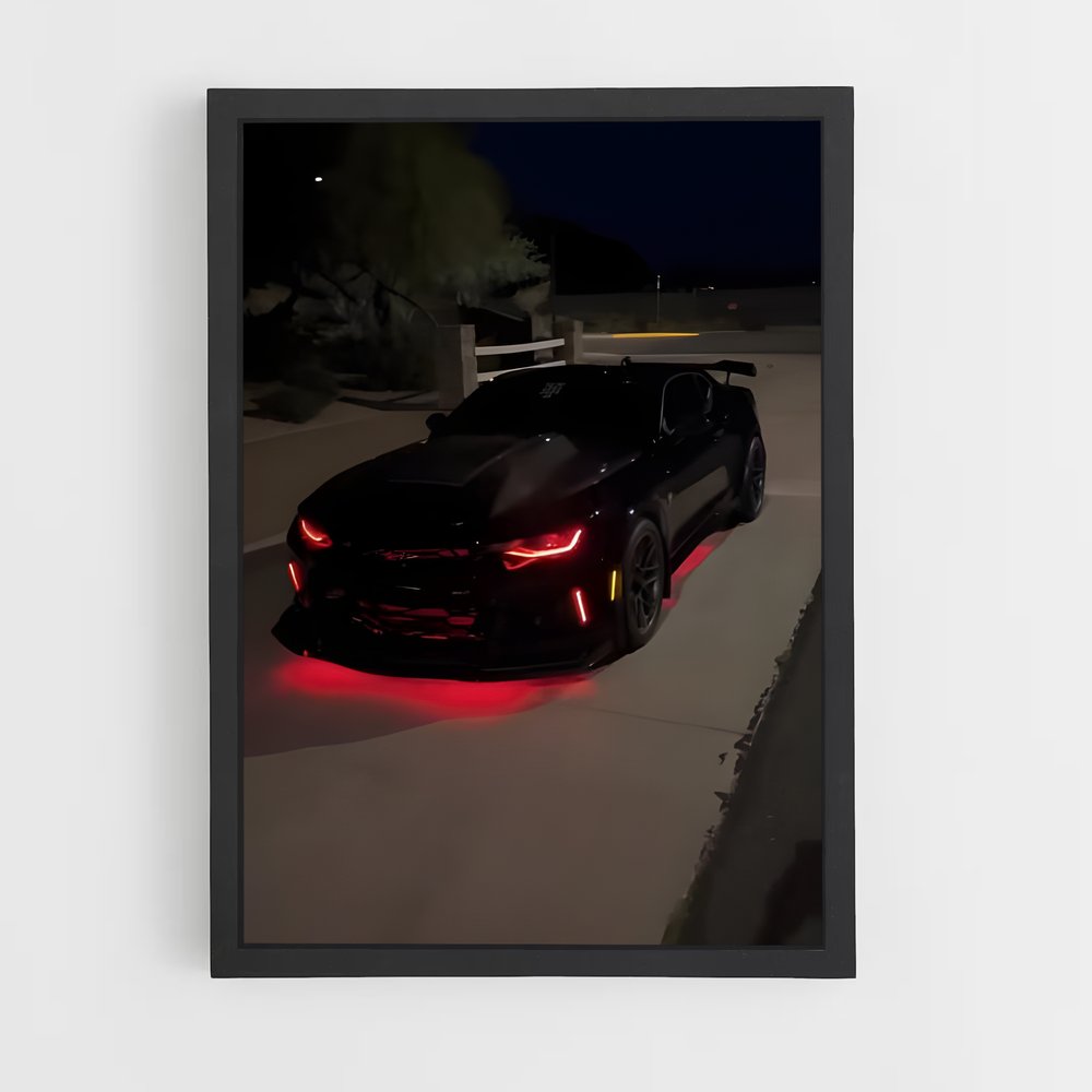 Poster Chevrolet Noir Éclat (vue 2)