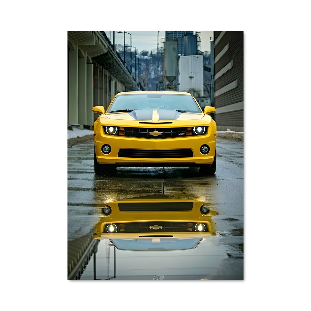 Poster Chevrolet Sous la Pluie
