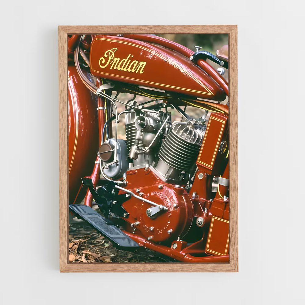 Poster Cuisinier Motivant – affiche Indian Motorcycle (vue 4)