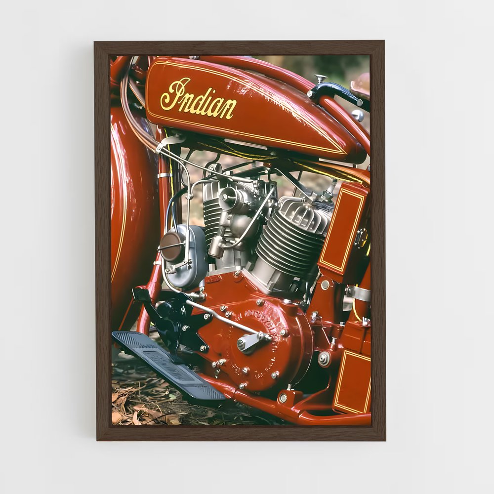 Poster Cuisinier Motivant – affiche Indian Motorcycle (vue 5)