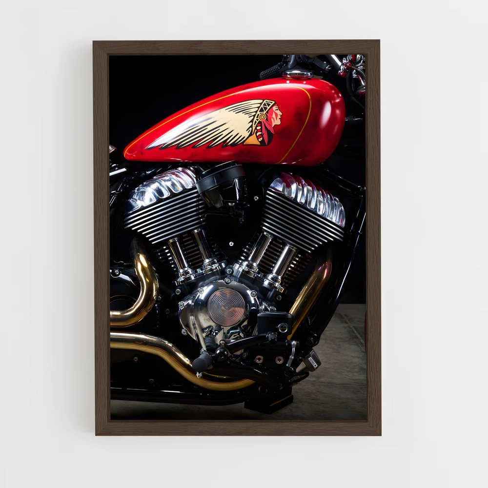 Poster Cuisinier Éloquent – affiche Indian Motorcycle (vue 5)