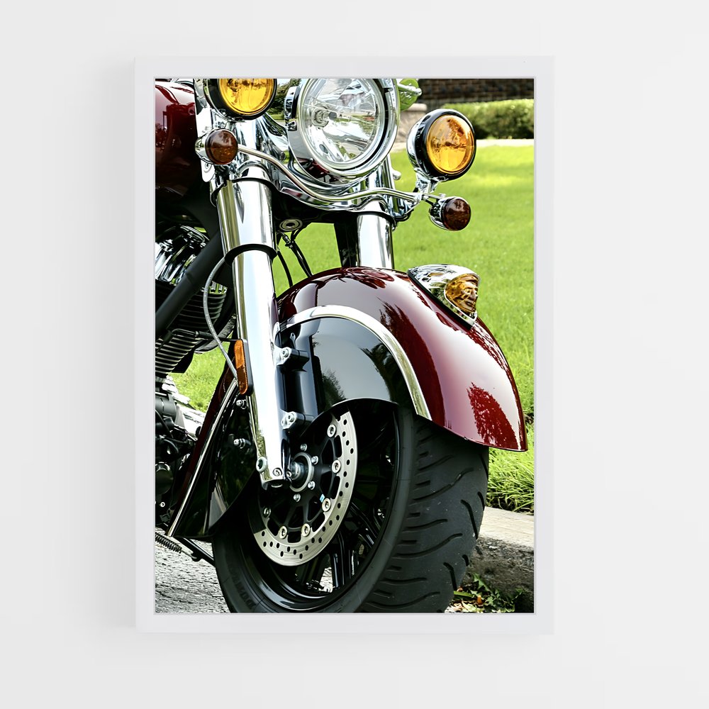 Poster Ride Sombre – affiche Indian Motorcycle (vue 3)