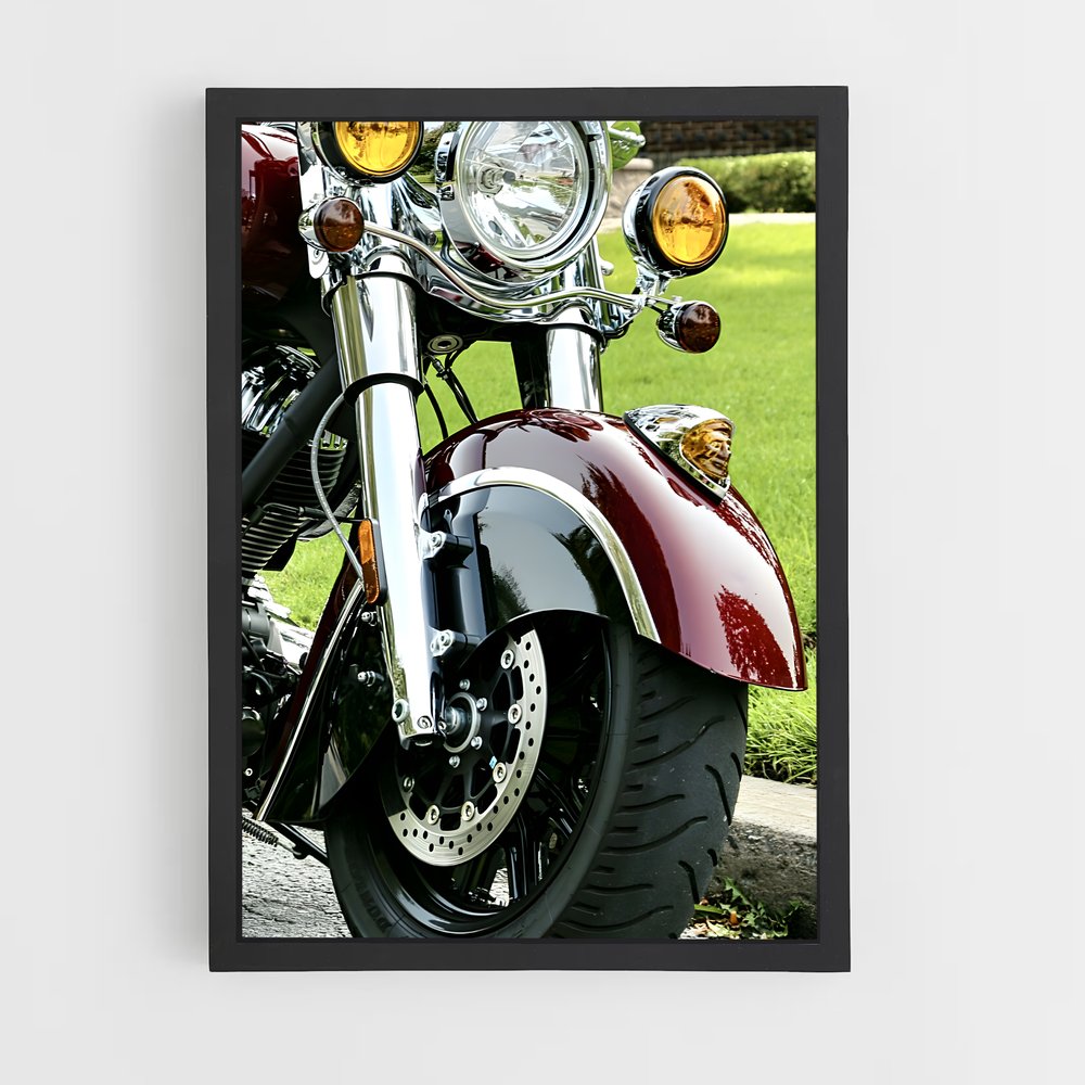 Poster Ride Sombre – affiche Indian Motorcycle (vue 2)