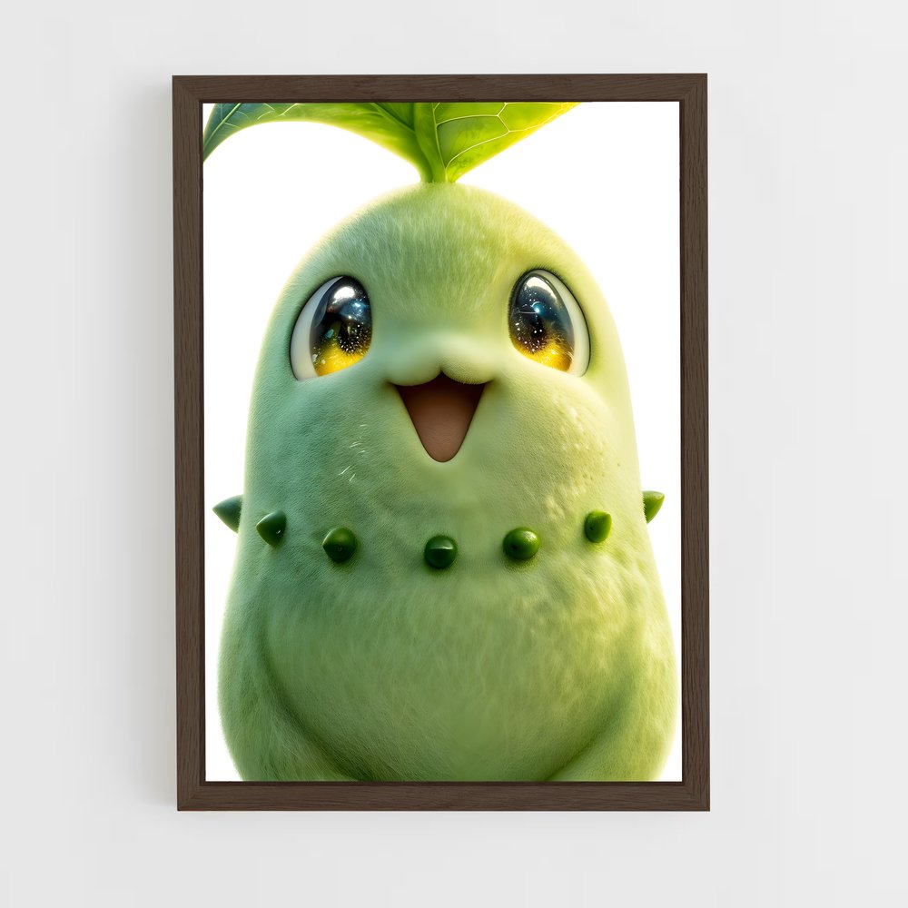 Poster Chikorita Enchantée – affiche Pokemon (vue 5)