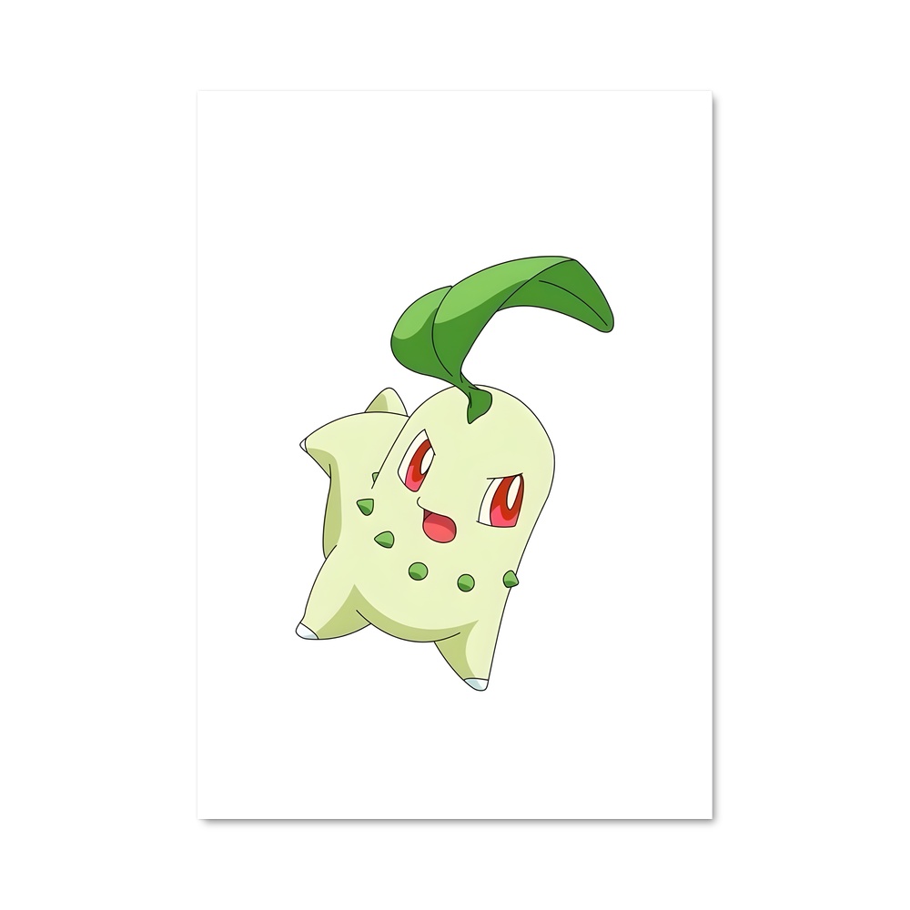 Poster Chikorita Pokémon – affiche Pokemon