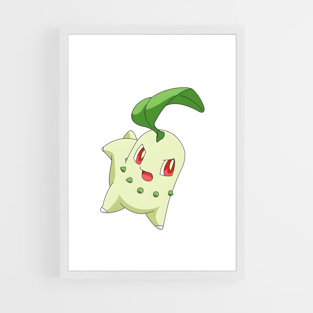 Poster Chikorita Pokémon – affiche Pokemon (vue 3)