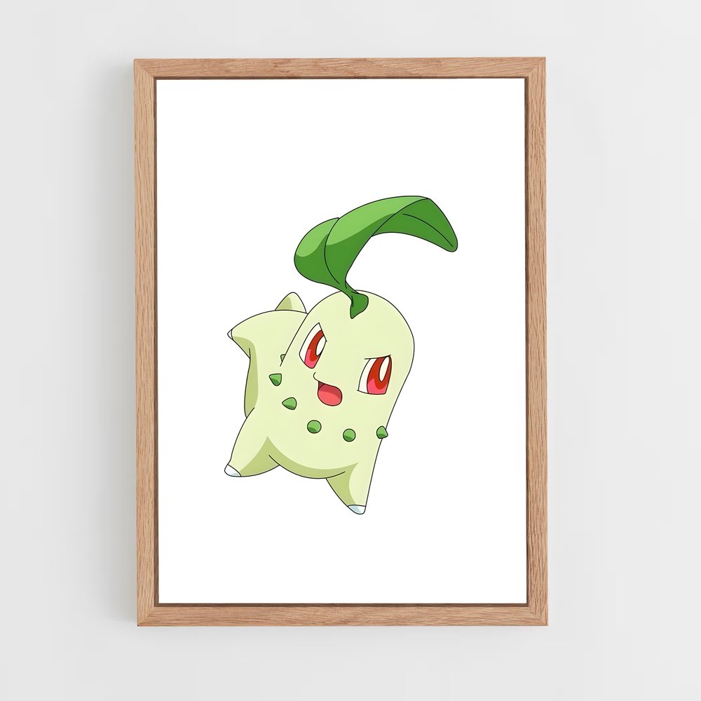Poster Chikorita Pokémon – affiche Pokemon (vue 4)