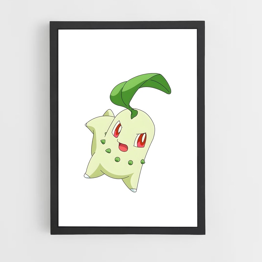 Poster Chikorita Pokémon – affiche Pokemon (vue 2)