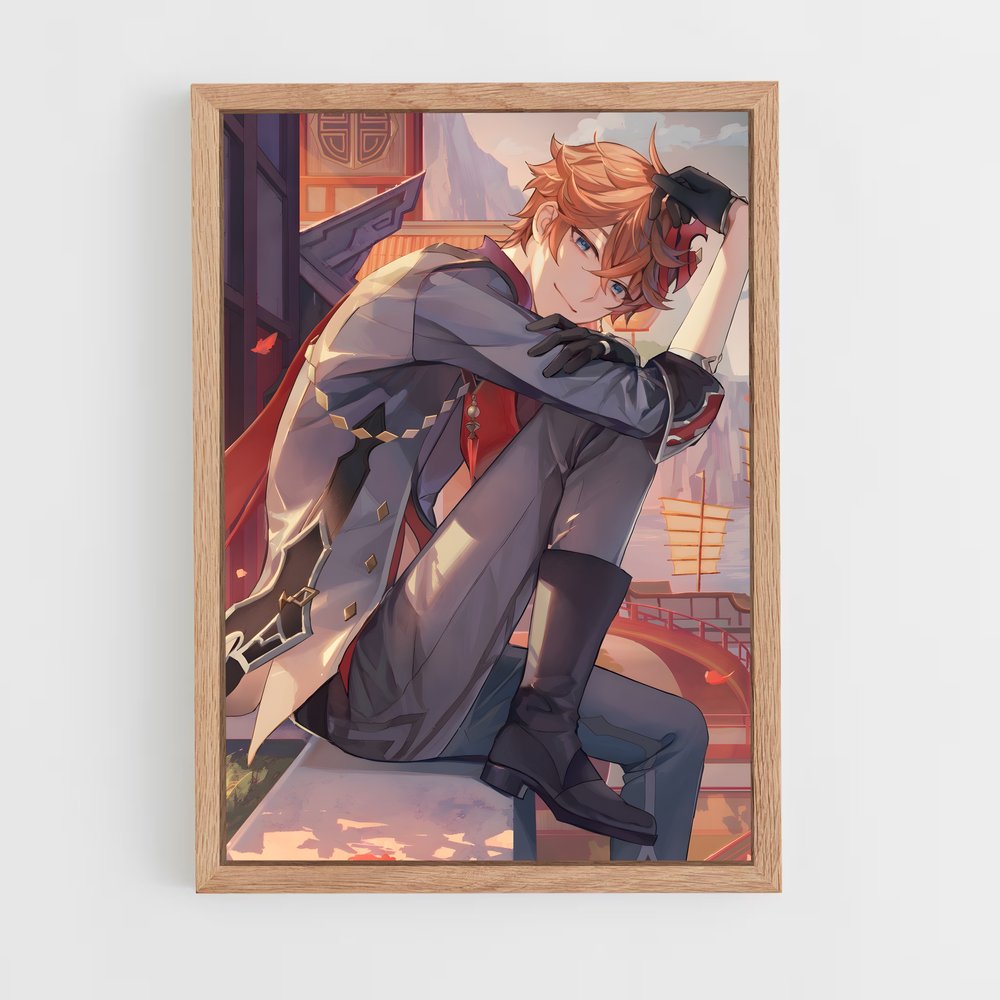 Poster Childe danger – affiche Genshin impact (vue 4)