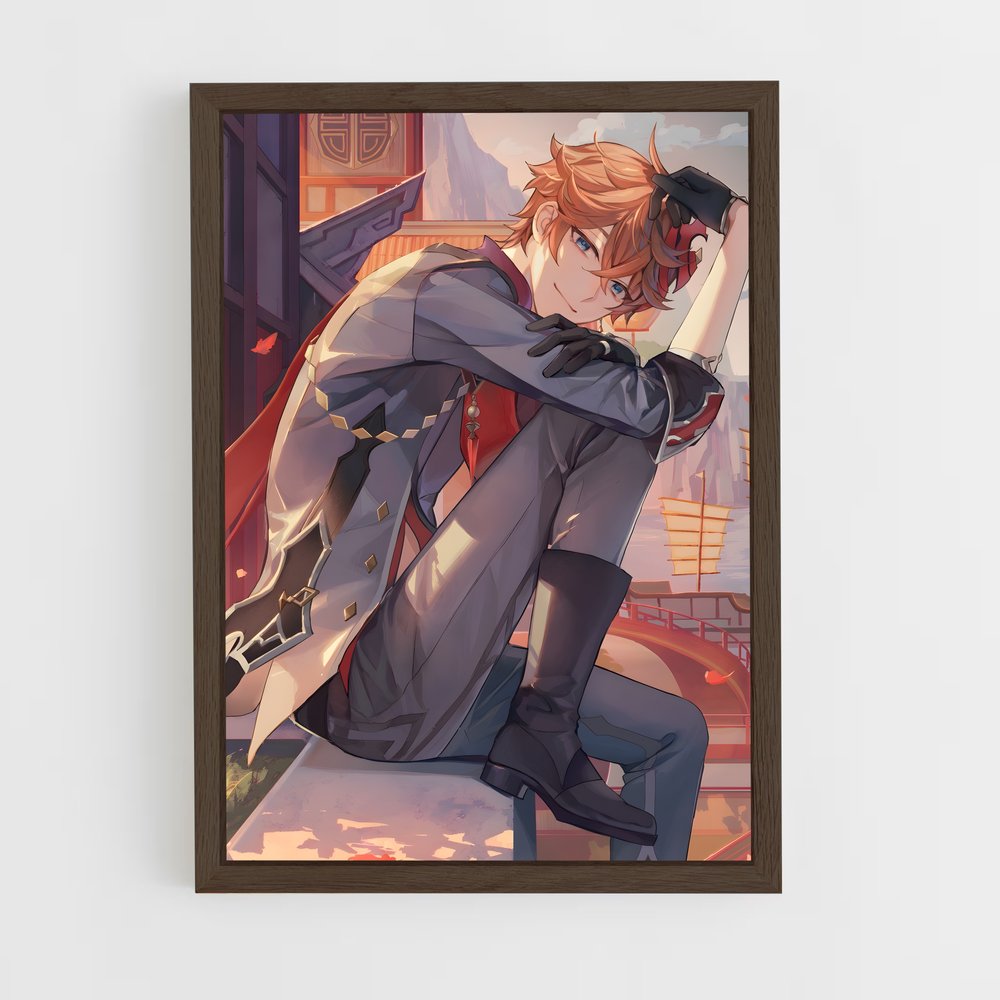 Poster Childe danger – affiche Genshin impact (vue 5)