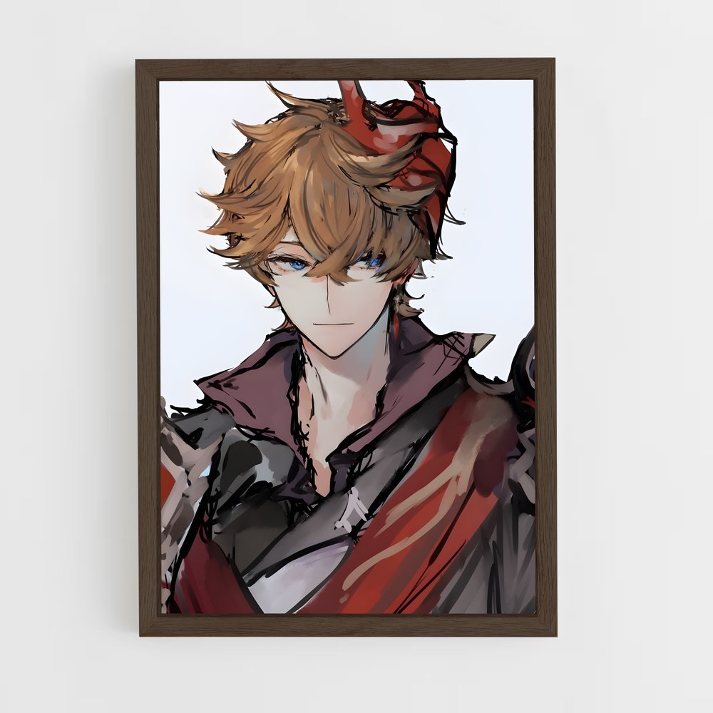 Poster Héros au Caparaçon – affiche Genshin impact (vue 5)