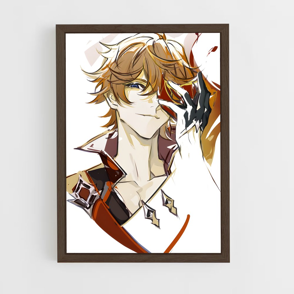 Poster Childe Captivant – affiche Genshin impact (vue 5)
