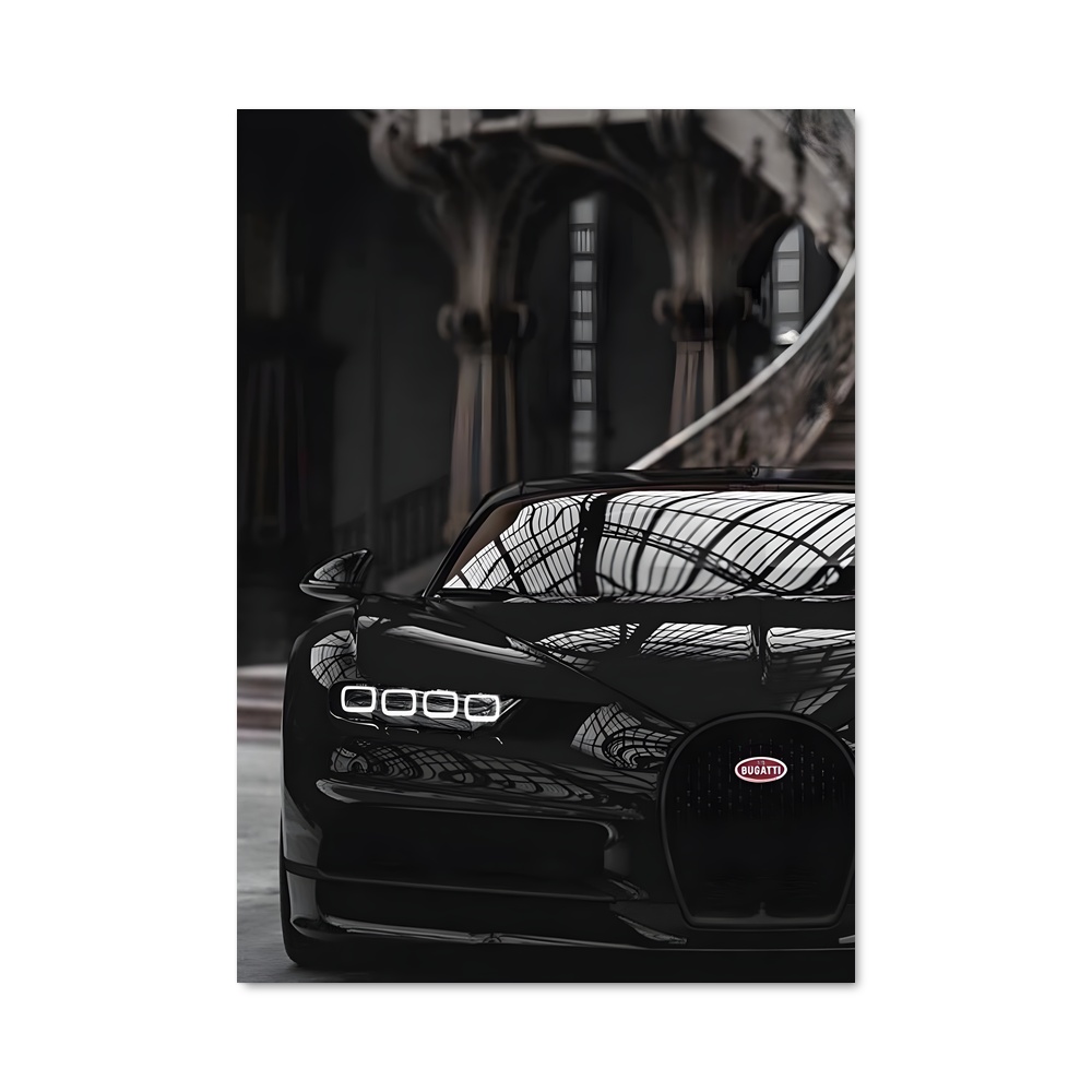 Poster Bugatti Noir