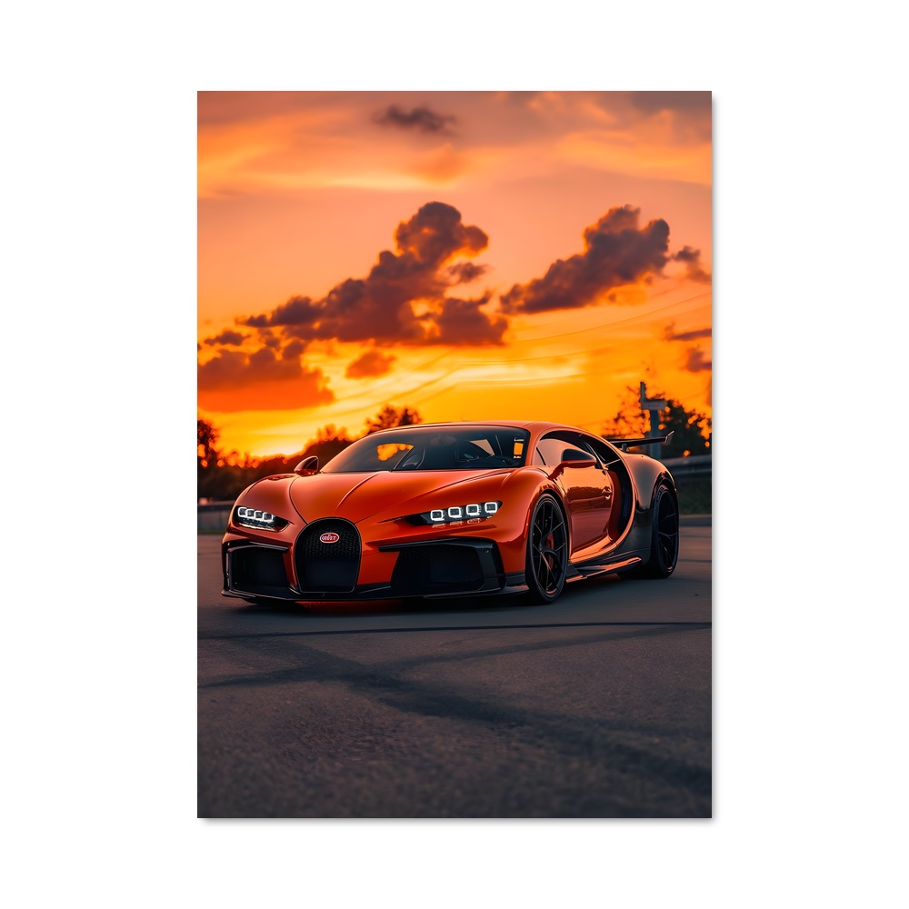 Poster Coucher de Bugatti