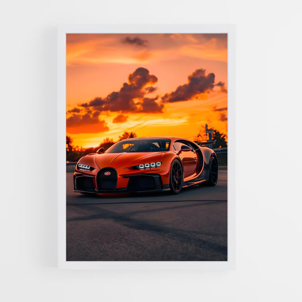 Poster Coucher de Bugatti (vue 3)