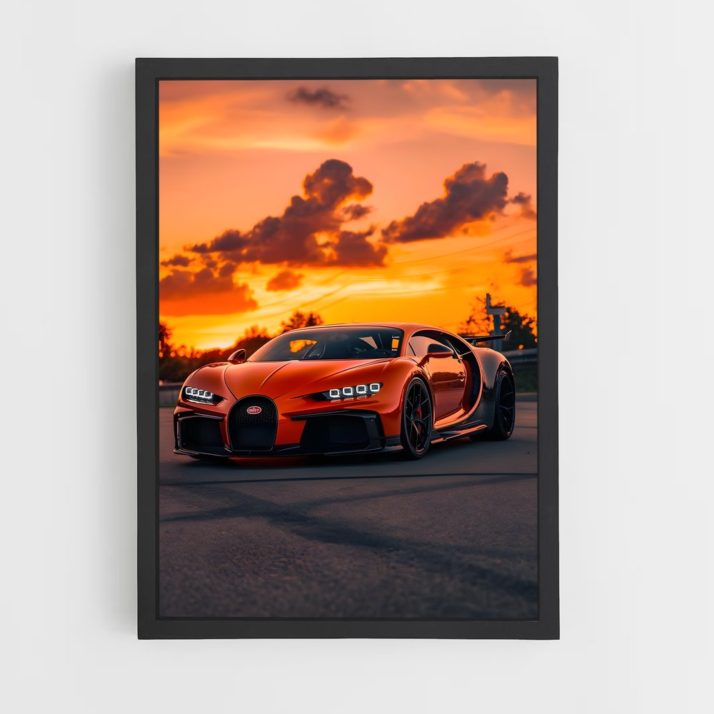 Poster Coucher de Bugatti (vue 2)