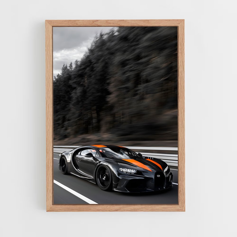 Poster Hyperion Chiron – affiche Bugatti (vue 4)