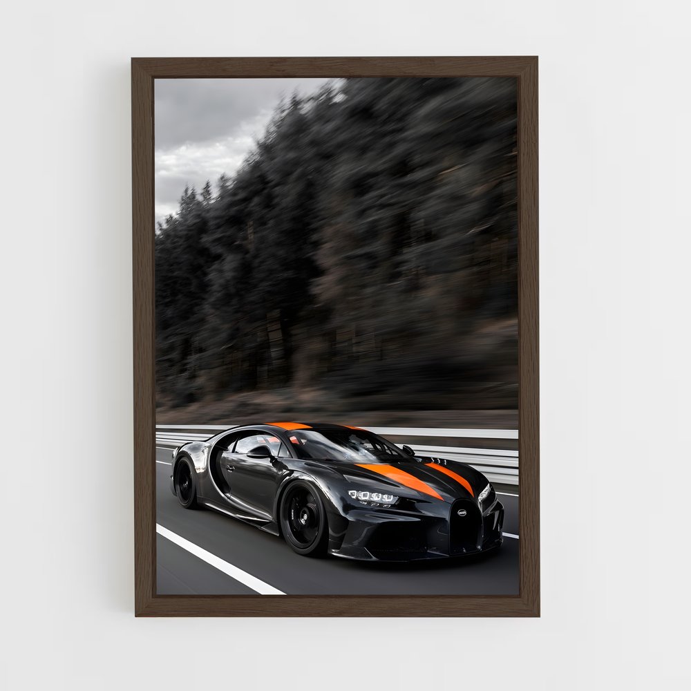 Poster Hyperion Chiron – affiche Bugatti (vue 5)