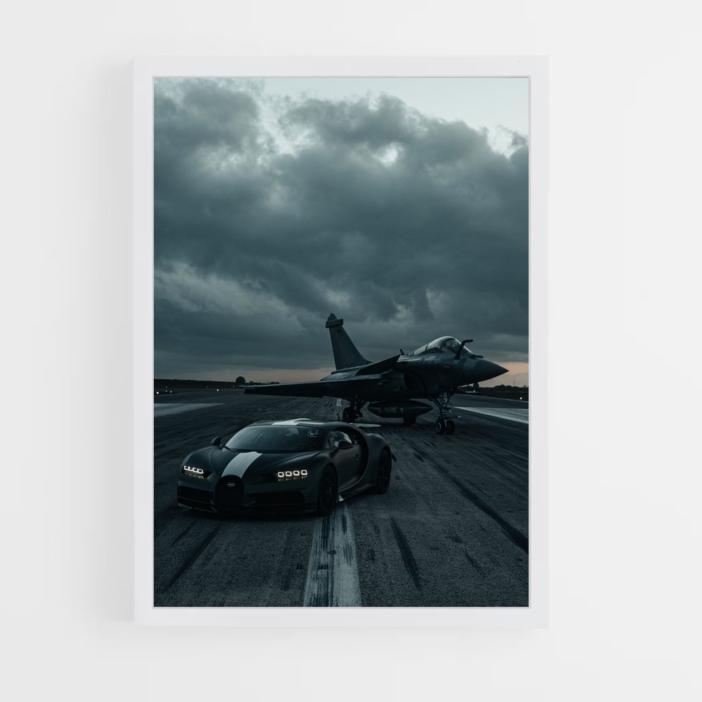 Poster Chiron Pellicule – affiche Bugatti (vue 3)