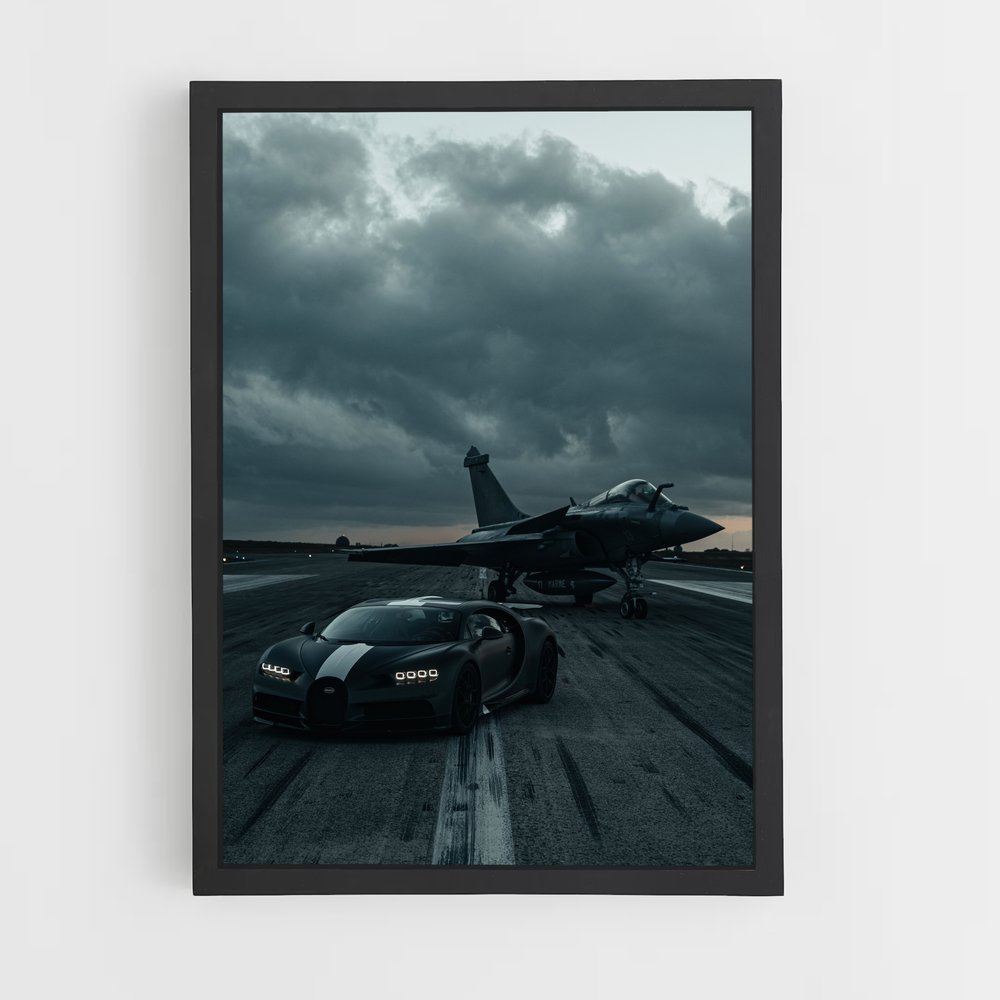 Poster Chiron Pellicule – affiche Bugatti (vue 2)