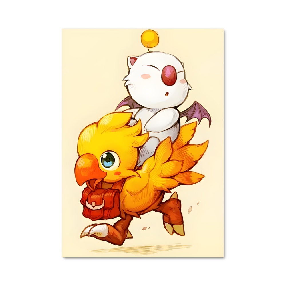 Poster Chocobo Mystique – affiche Final Fantasy