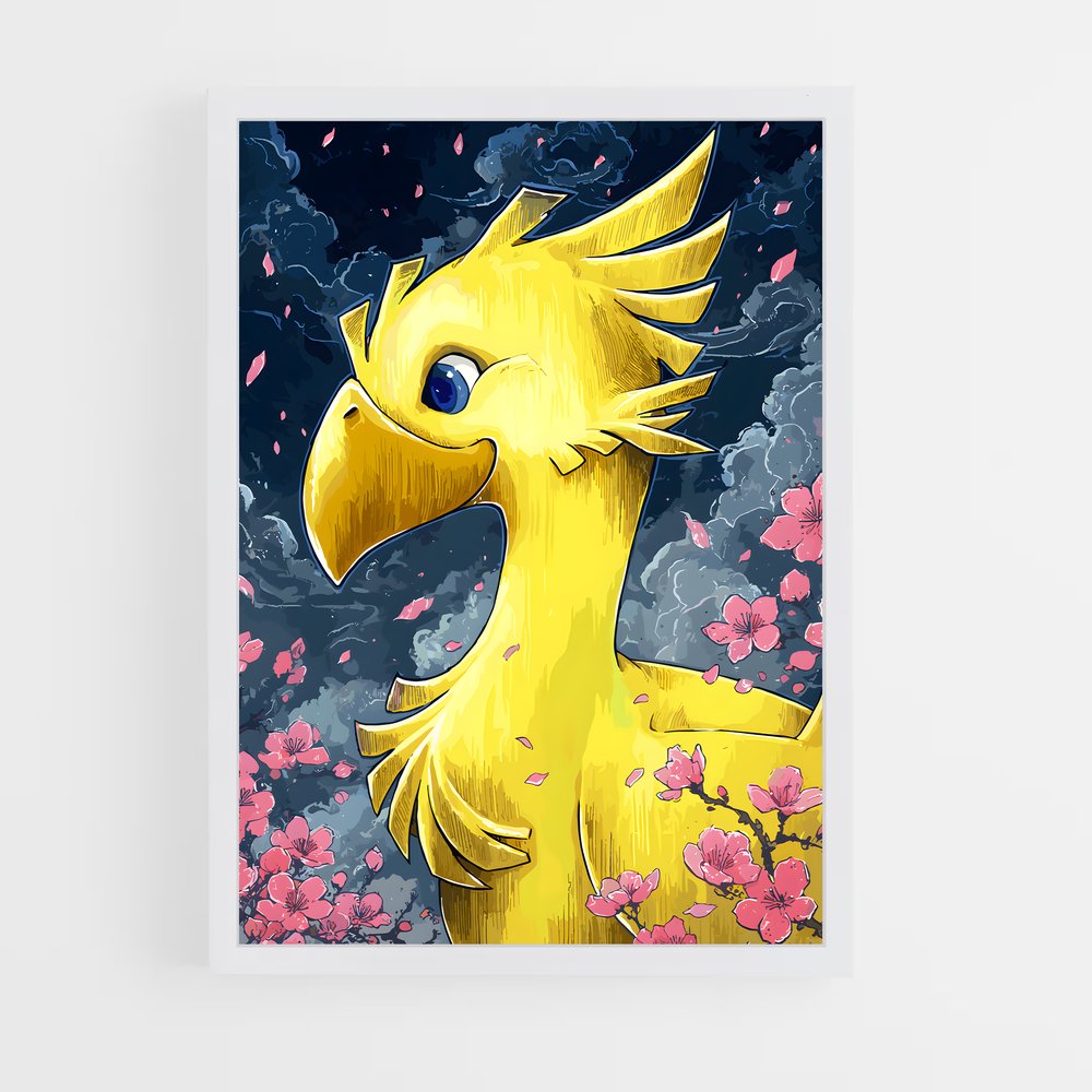 Poster Chocobo Fever – affiche Final Fantasy (vue 3)