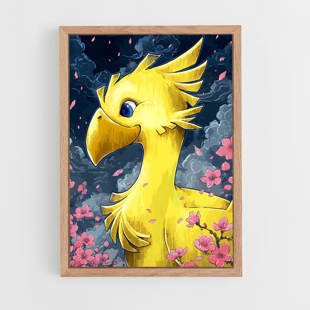 Poster Chocobo Fever – affiche Final Fantasy (vue 4)