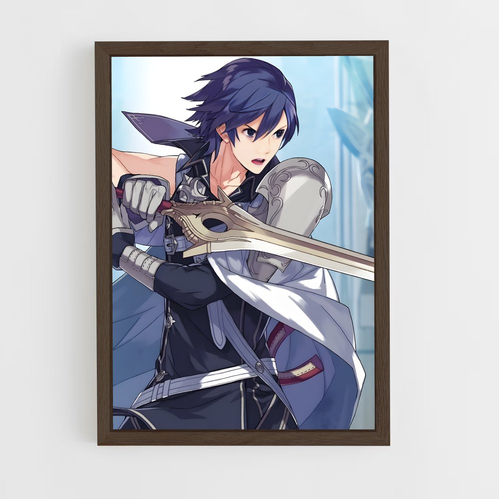 Poster L'Épéiste Énergique – affiche Super Smash Bros (vue 5)