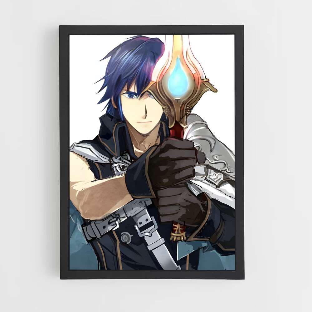 Poster Chrom épique – affiche Super Smash Bros (vue 2)