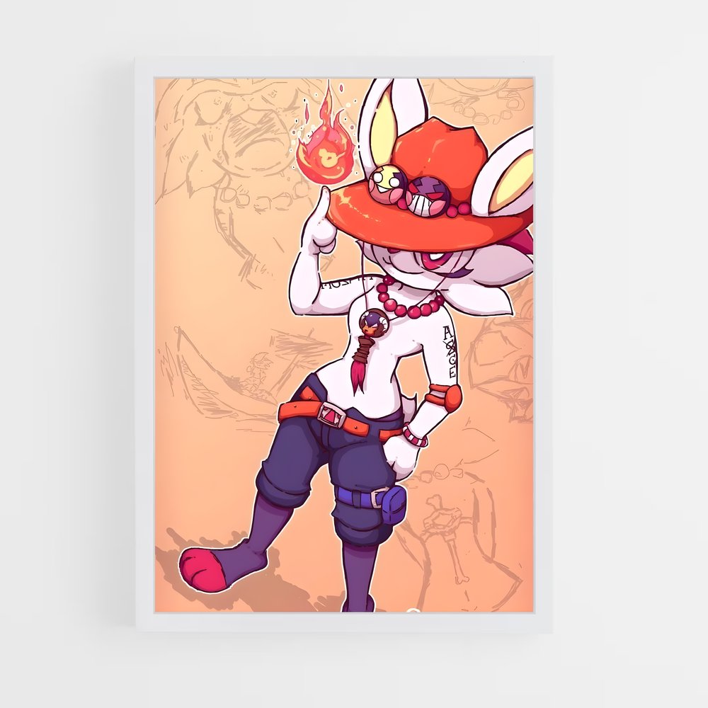 Poster Cendre de Rêve – affiche Pokemon (vue 3)