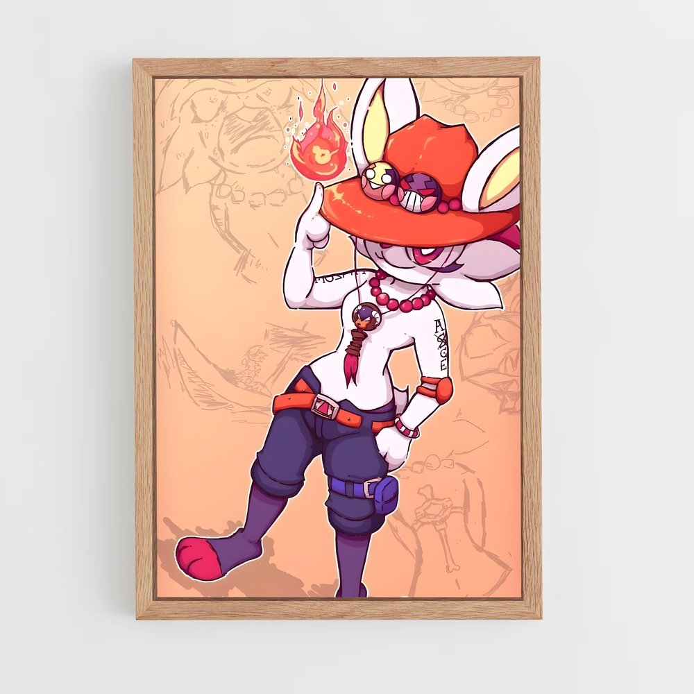 Poster Cendre de Rêve – affiche Pokemon (vue 4)