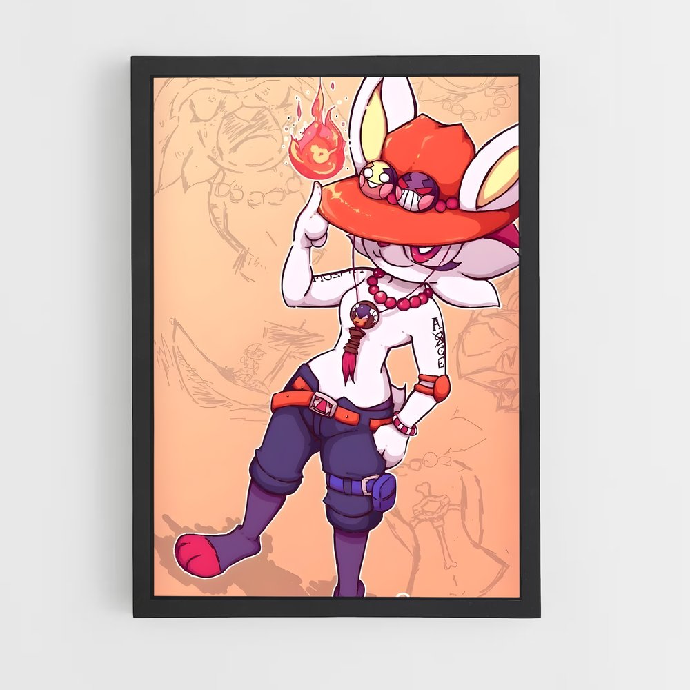 Poster Cendre de Rêve – affiche Pokemon (vue 2)