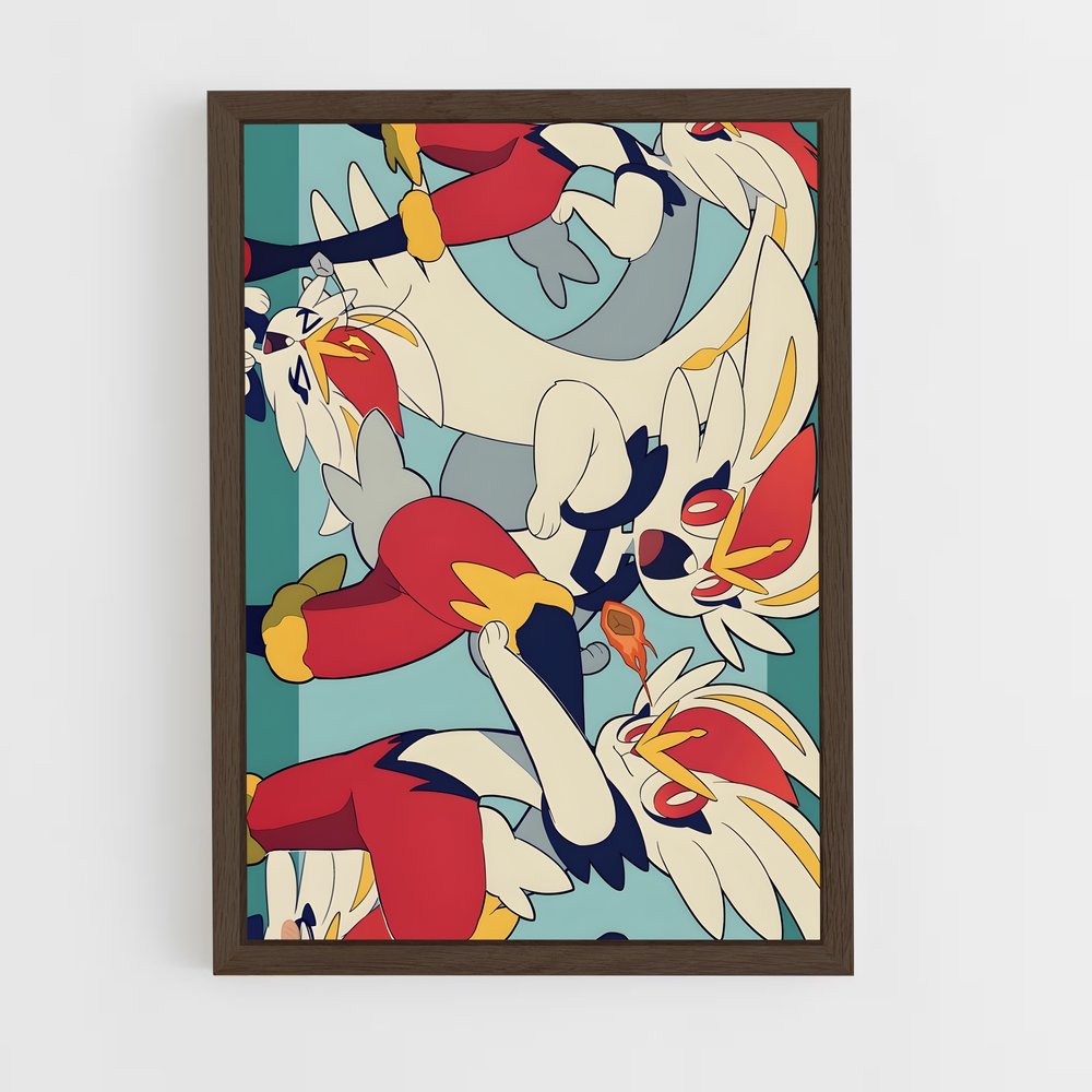 Poster Envol d'Oiseaux – affiche Pokemon (vue 5)