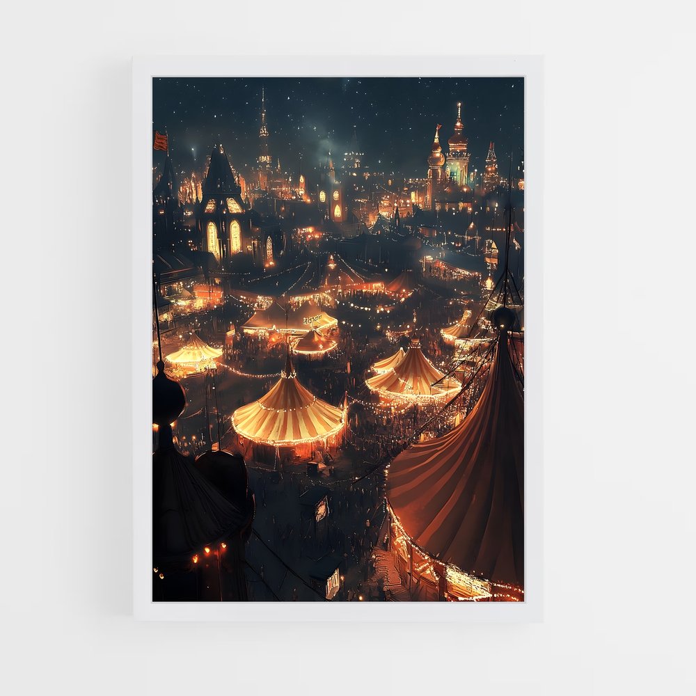 Poster Nuit de Fête – affiche Cirque (vue 3)