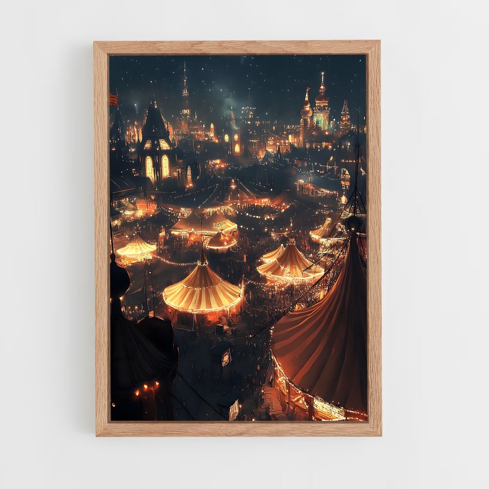 Poster Nuit de Fête – affiche Cirque (vue 4)