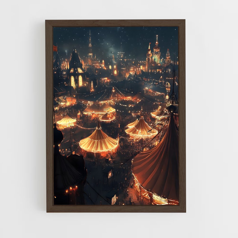 Poster Nuit de Fête – affiche Cirque (vue 5)