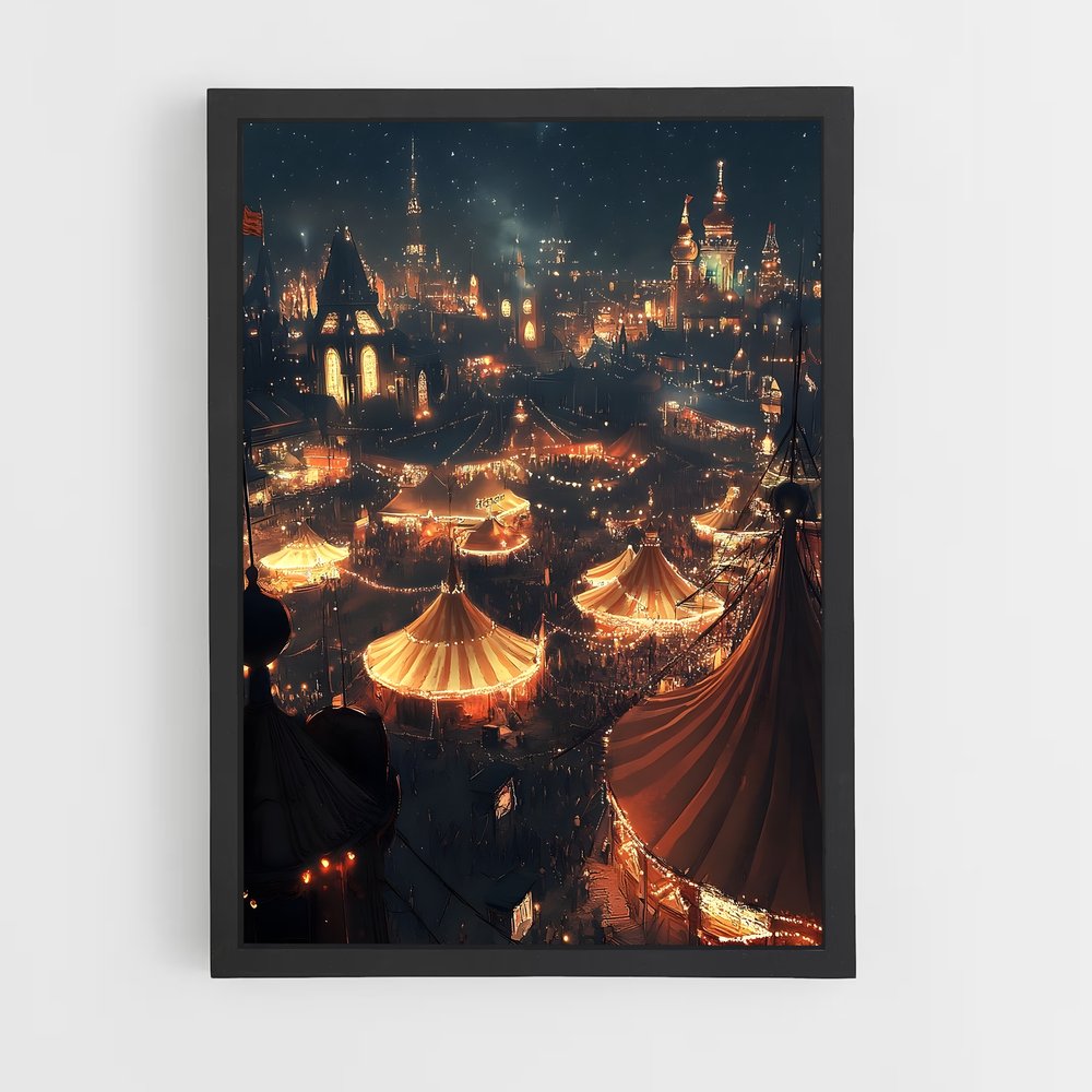 Poster Nuit de Fête – affiche Cirque (vue 2)