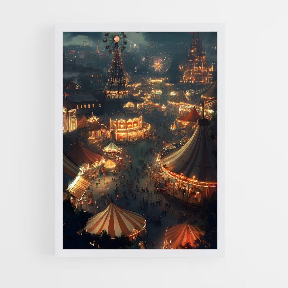 Poster Nuit de Carnaval – affiche Cirque (vue 3)