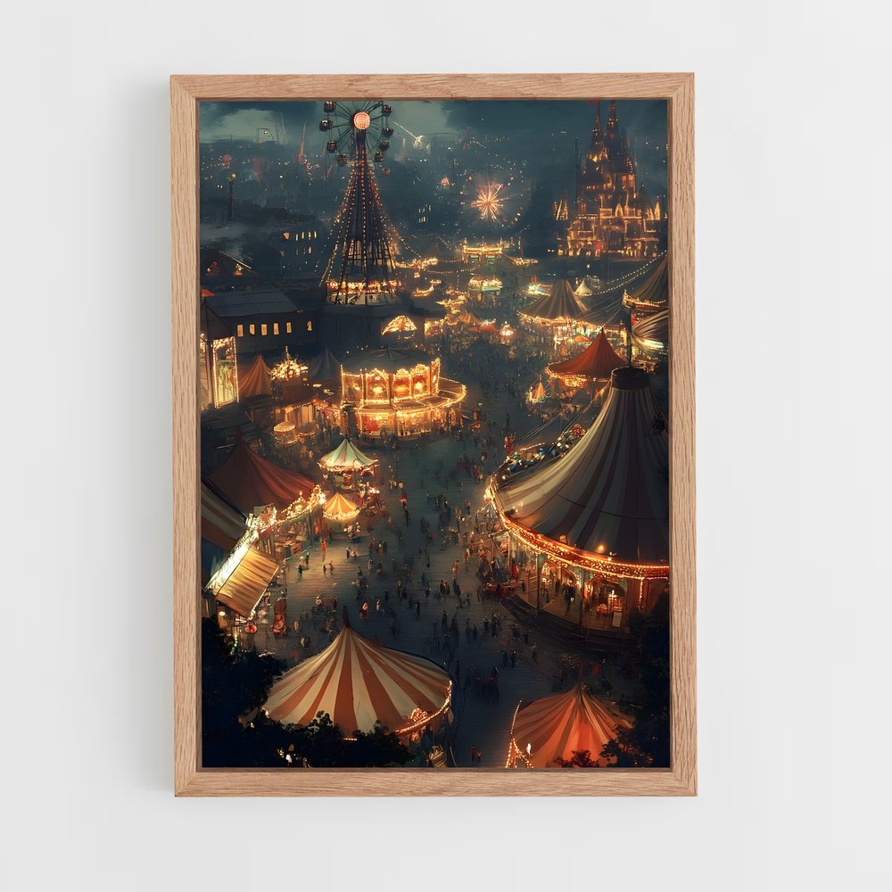 Poster Nuit de Carnaval – affiche Cirque (vue 4)