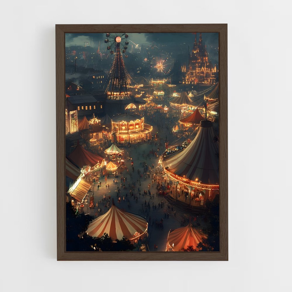 Poster Nuit de Carnaval – affiche Cirque (vue 5)