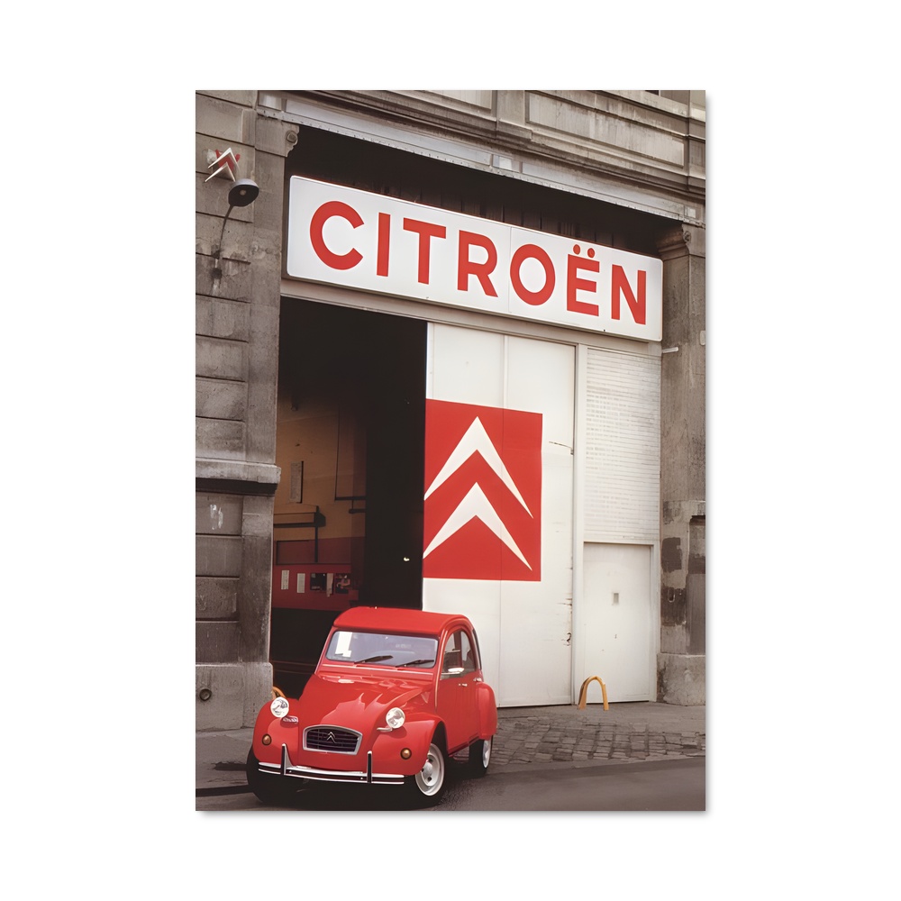 Poster Citroën à Lyon