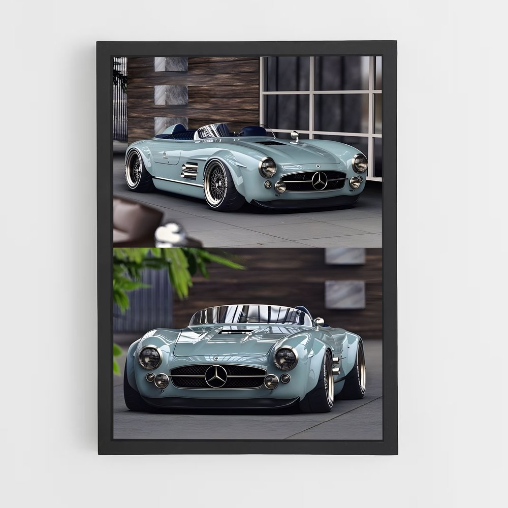 Poster Blue Cruiser – affiche Voitures Singer (vue 2)