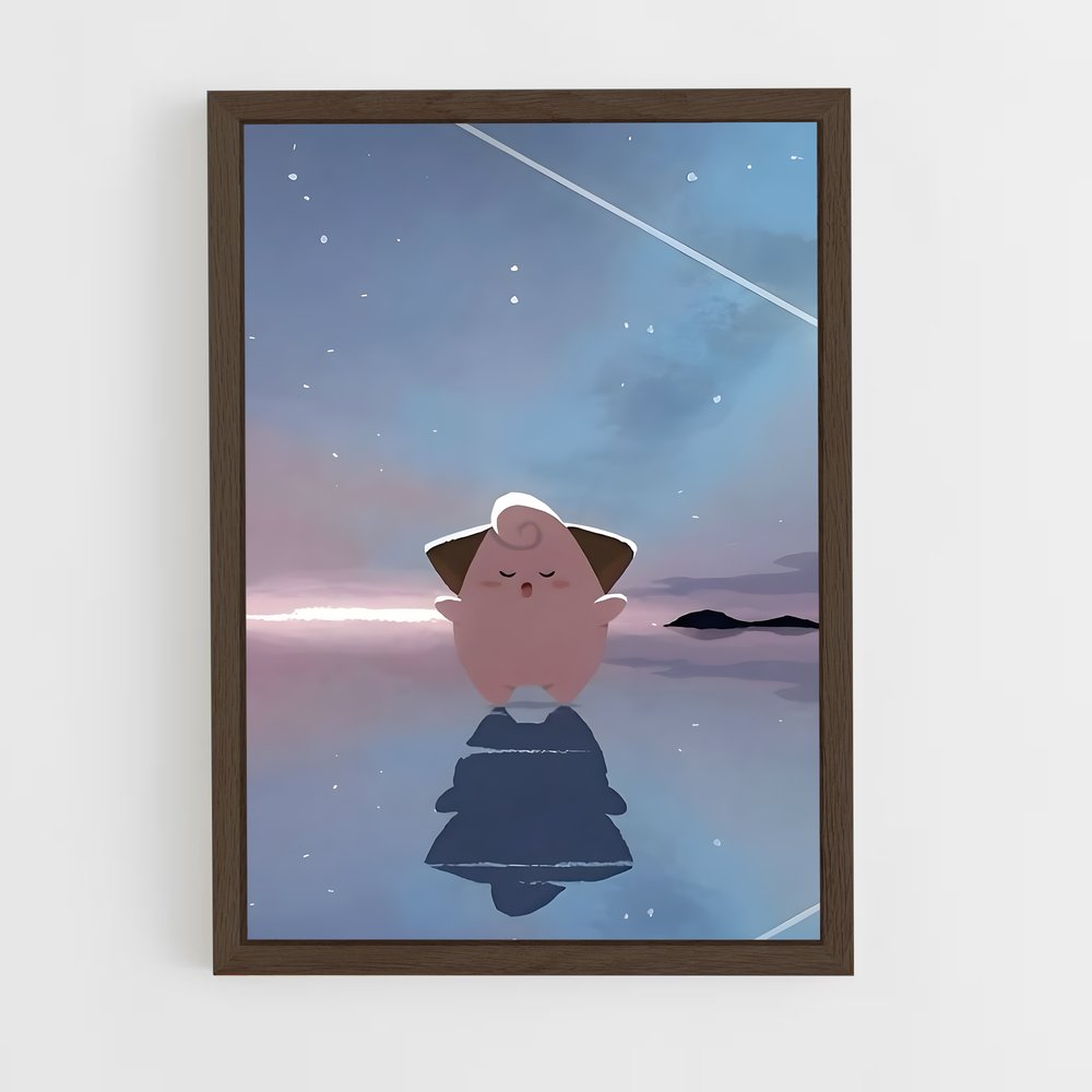 Poster Clefairy en Fête – affiche Pokemon (vue 5)