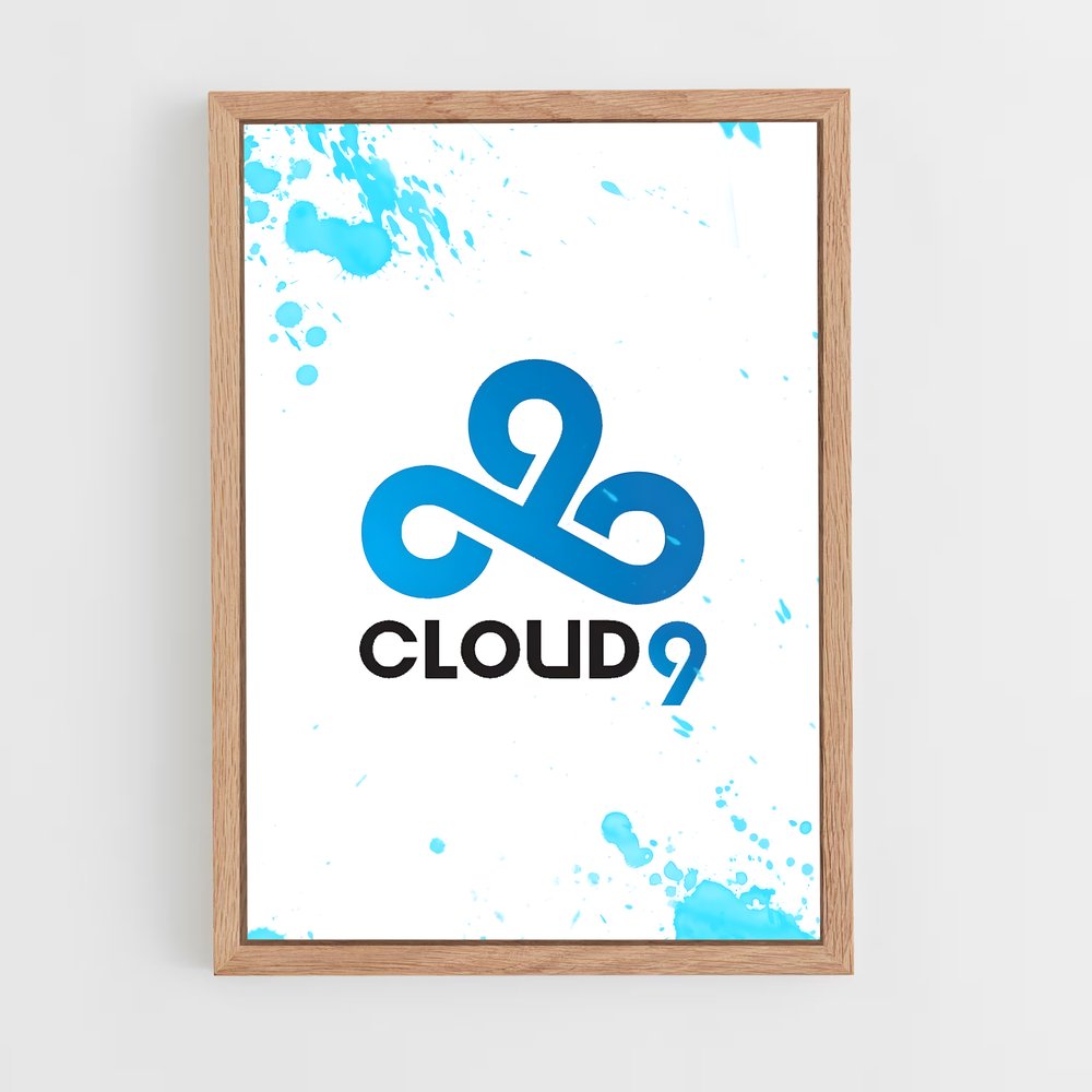 Poster Cloud espace – affiche Esports (vue 4)