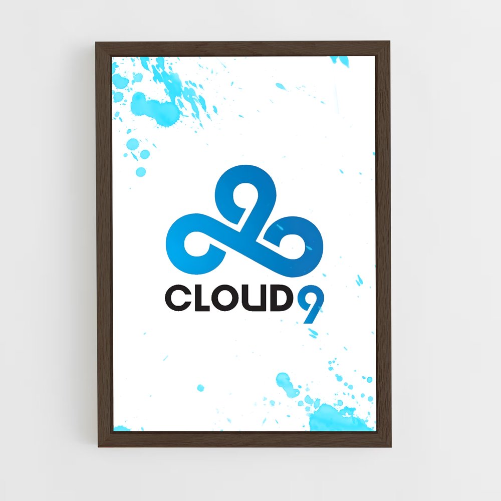 Poster Cloud espace – affiche Esports (vue 5)