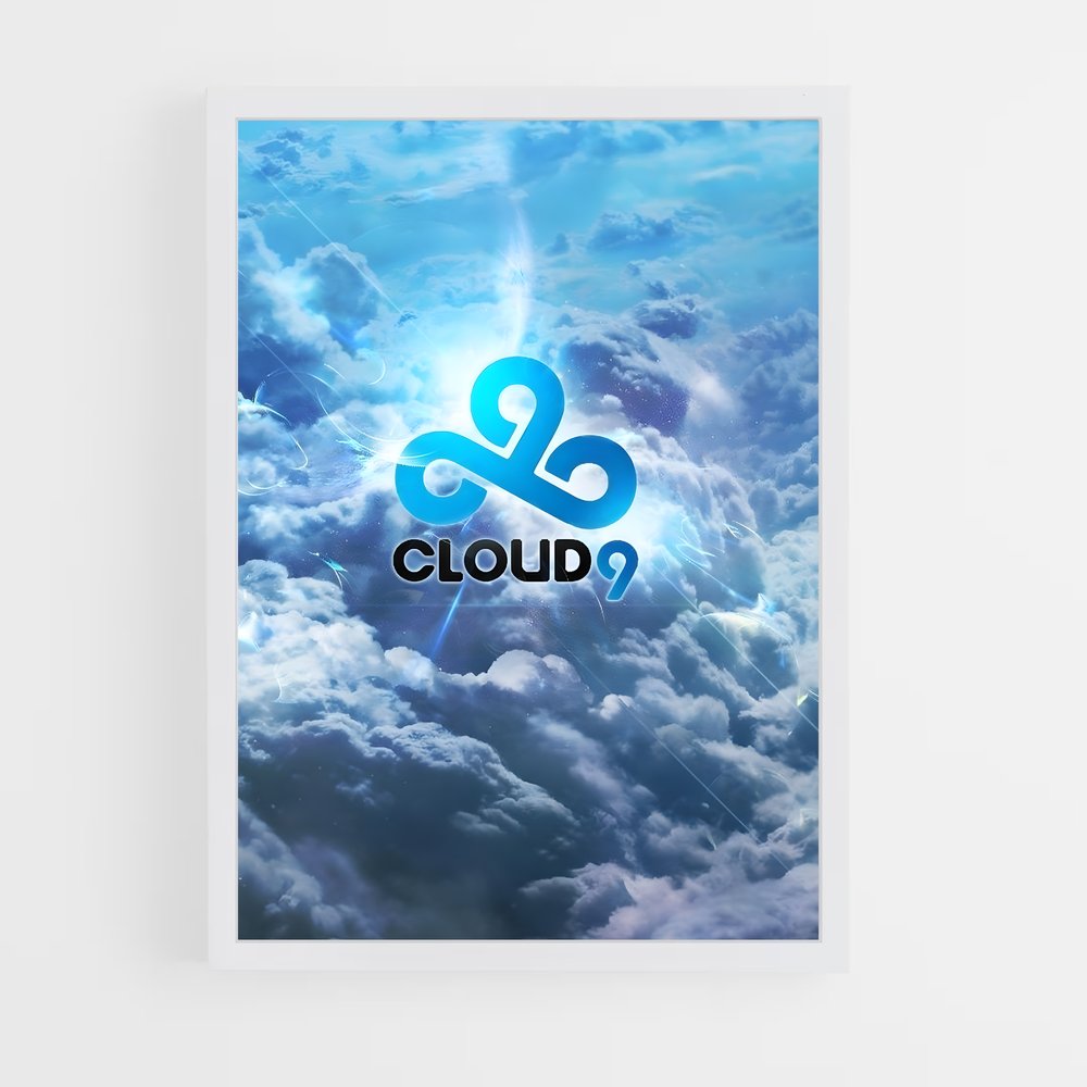 Poster Cloud9 Vibes – affiche Esports (vue 3)