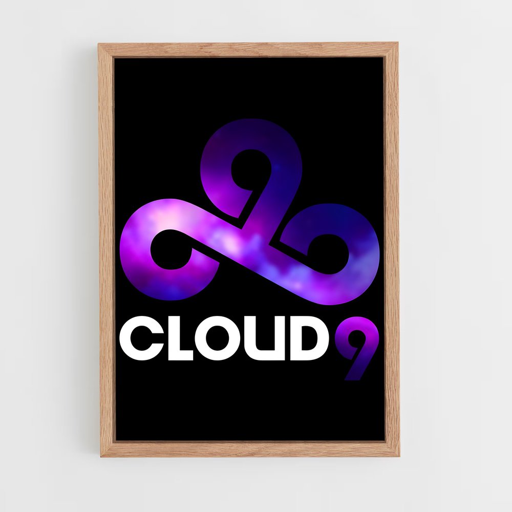 Poster Cloud de espace – affiche Esports (vue 4)